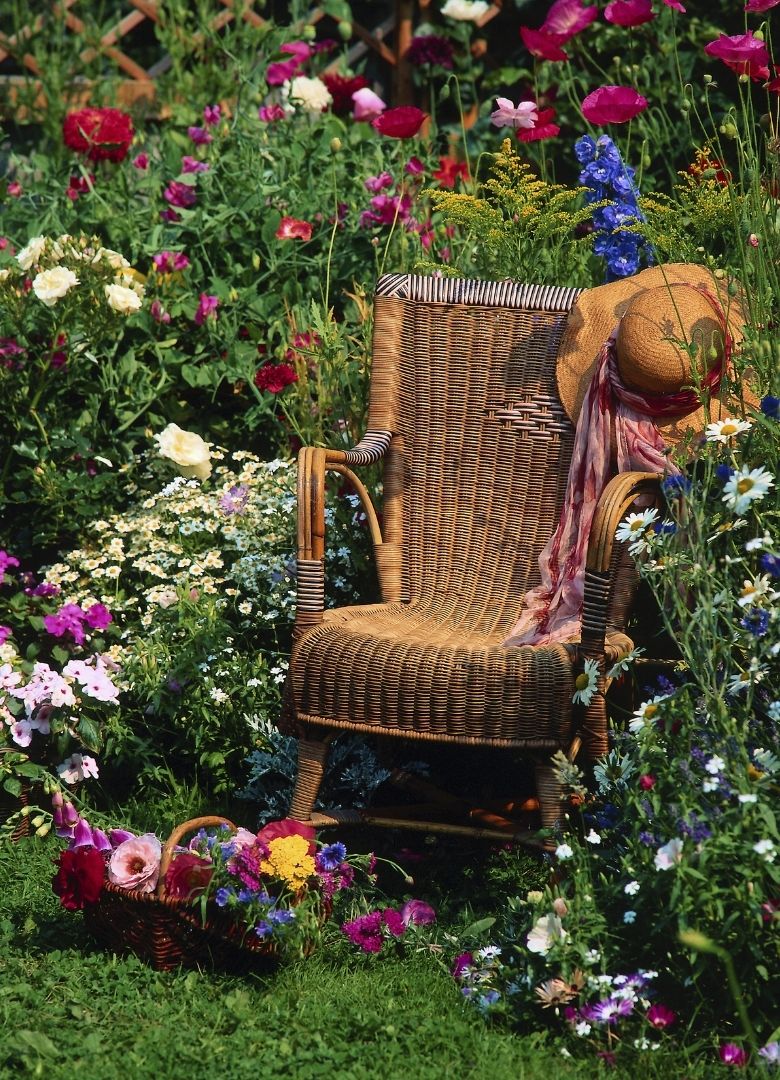 Garten mit Stuhl 780 x 1080