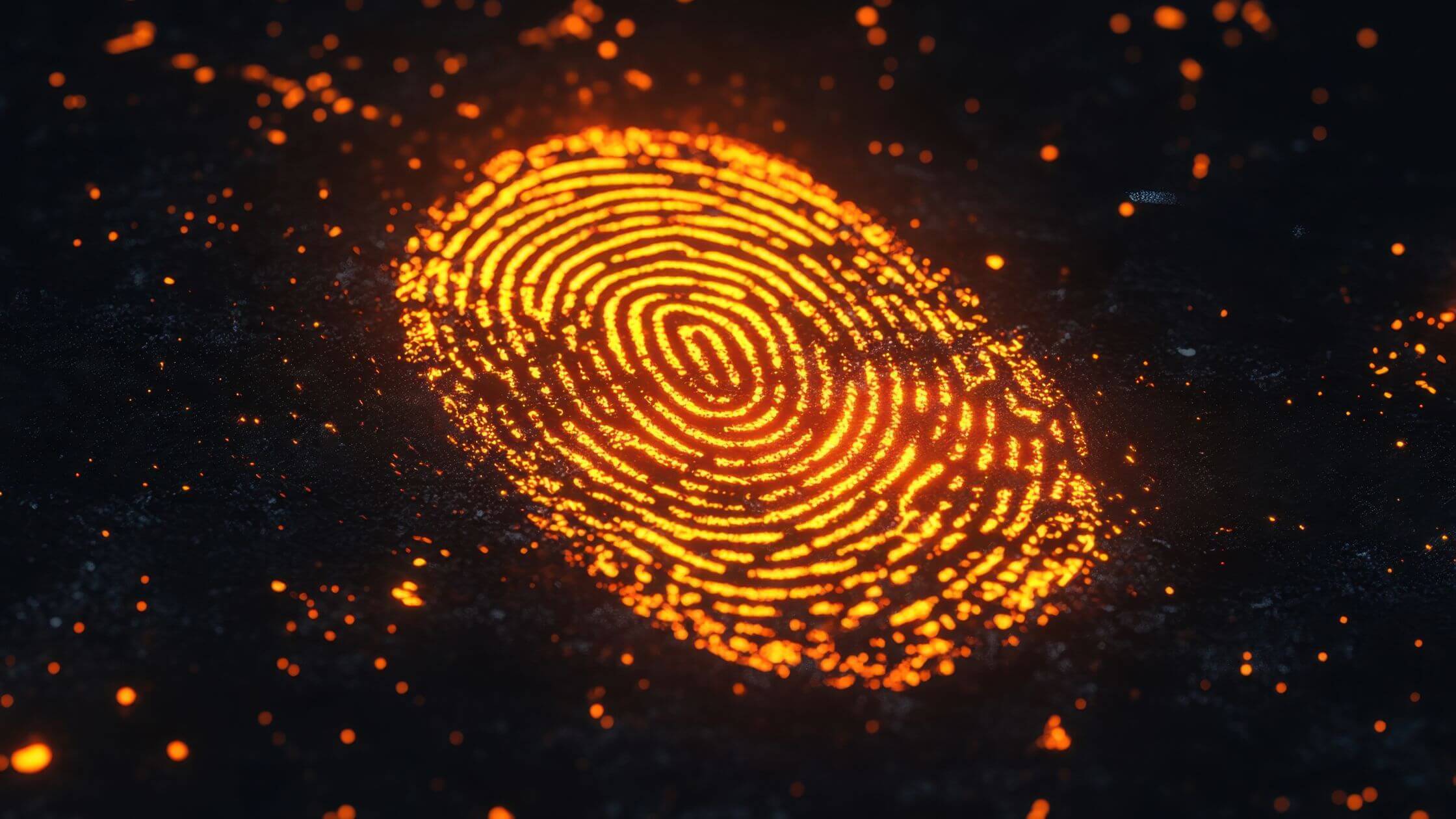 Einzigartiger Fingerabdruck – symbolisiert Individualität und Einzigartigkeit im Human Design